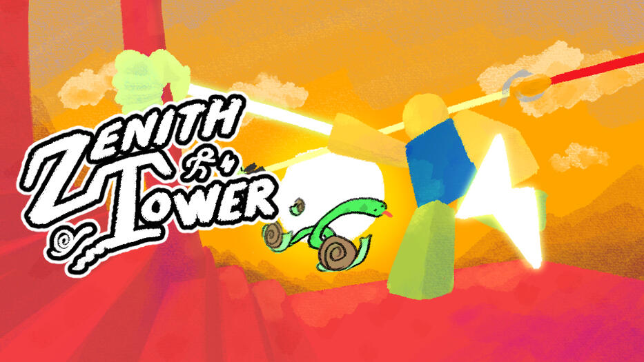 Key thumbnail art for ROBLOX's Zenith Tower