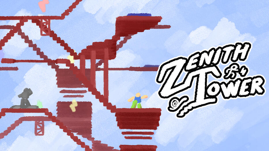 Concept thumbnail art for ROBLOX's Zenith Tower